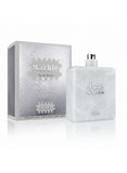 Nabeel Marble 80ML Eau De Parfum sleek glass bottle and silver packaging
