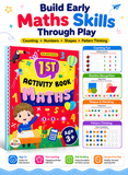 We Happy 1st Maths Activity Book Age 3+ – Early Learning Numbers, Counting, Shapes & Patterns