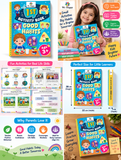 We Happy 1st Activity Book Good Habits for Kids Age 3+ – 64 Pages of Life Skills, Kindness & Values