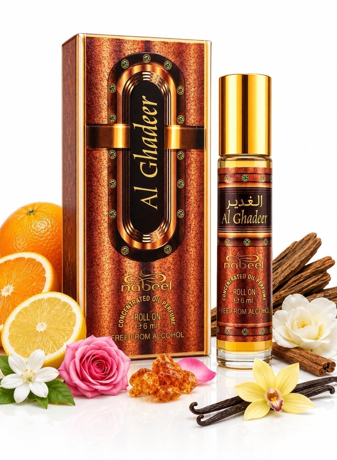 Nabeel Al Ghadeer Alcohol-Free Roll-On Perfume Oil 6ml - 1 Pack - photo 1