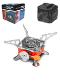 JIHAM Portable Camping Mini Gas Stove with Storage Bag