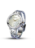 Xinhua Stainless Steel Flower Design Bracelet Quartz Wrist Watch