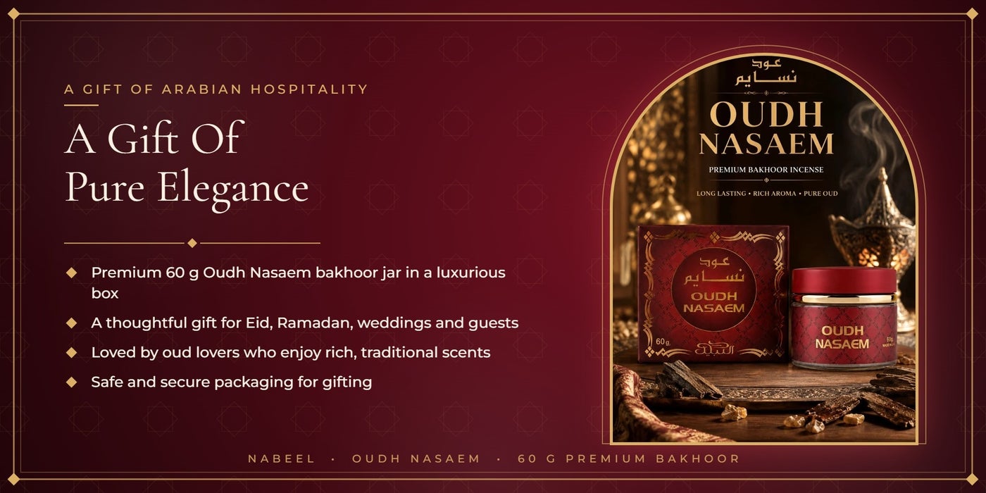 Oudh Nasaem bakhoor – luxury Arabic gift
