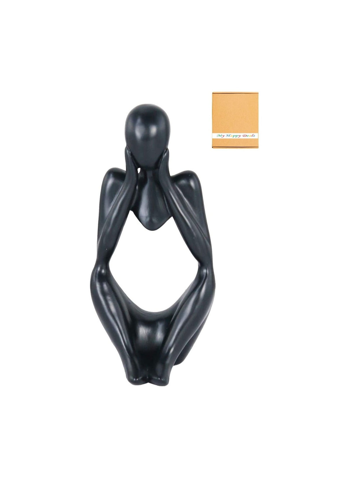 YASH Resin Thinker Style Abstract Sculpture Statue Collectible Figurines