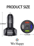 We Happy 4 Ports USB Car Charger For Fast Charging Travel Tool