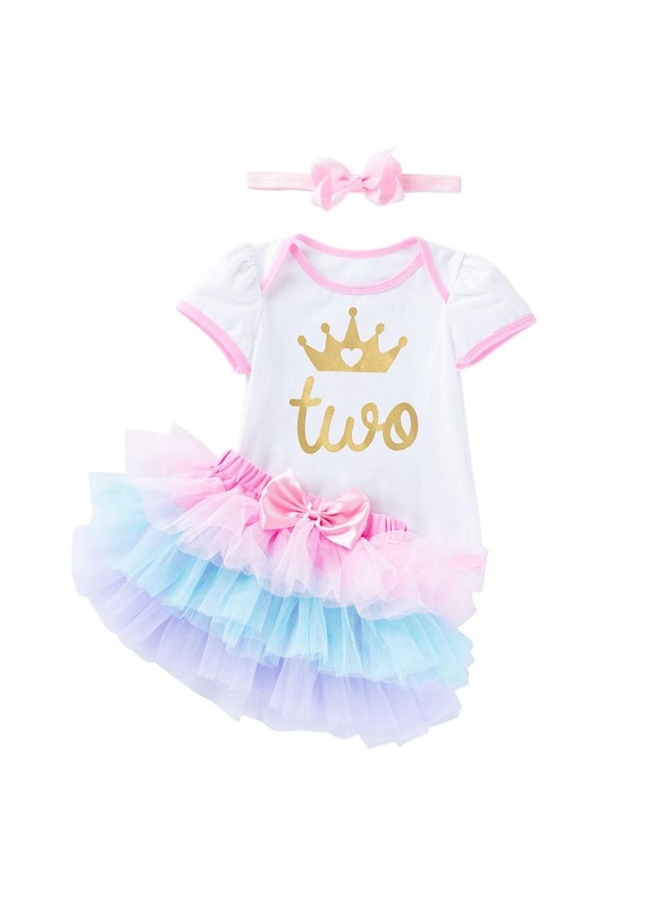 We Happy Two Year Old Birthday Outfits Toddler 2nd Birthday Dress Set