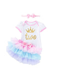 We Happy Two Year Old Birthday Outfits Toddler 2nd Birthday Dress Set