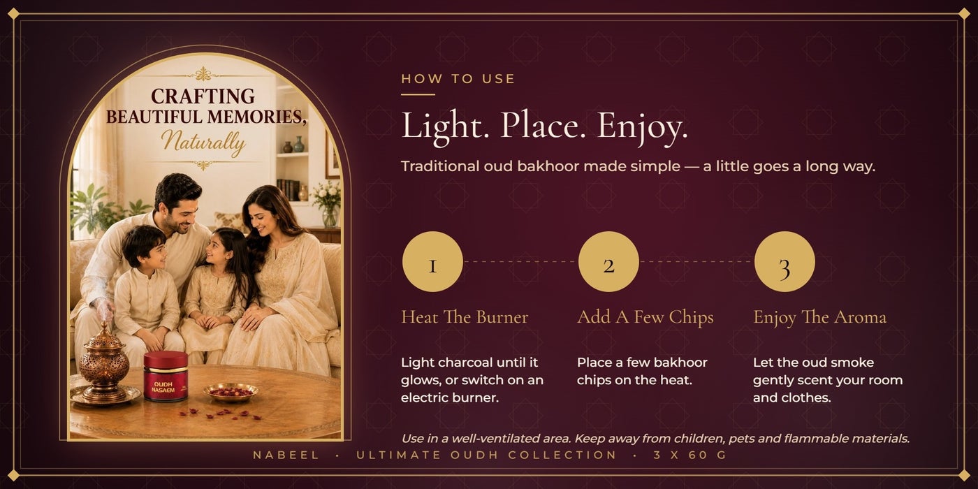 Oudh bakhoor collection key benefits – long-lasting natural oud