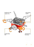 JIHAM Portable Camping Mini Gas Stove with Storage Bag