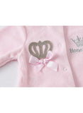 We Happy Baby Girl Gift Set with Cap Gloves Cotton Breathable Soft Newborn Sleepers Pyjamas