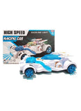 We Happy High Speed Racing Toy Car with Dazzling 5D Light and Music