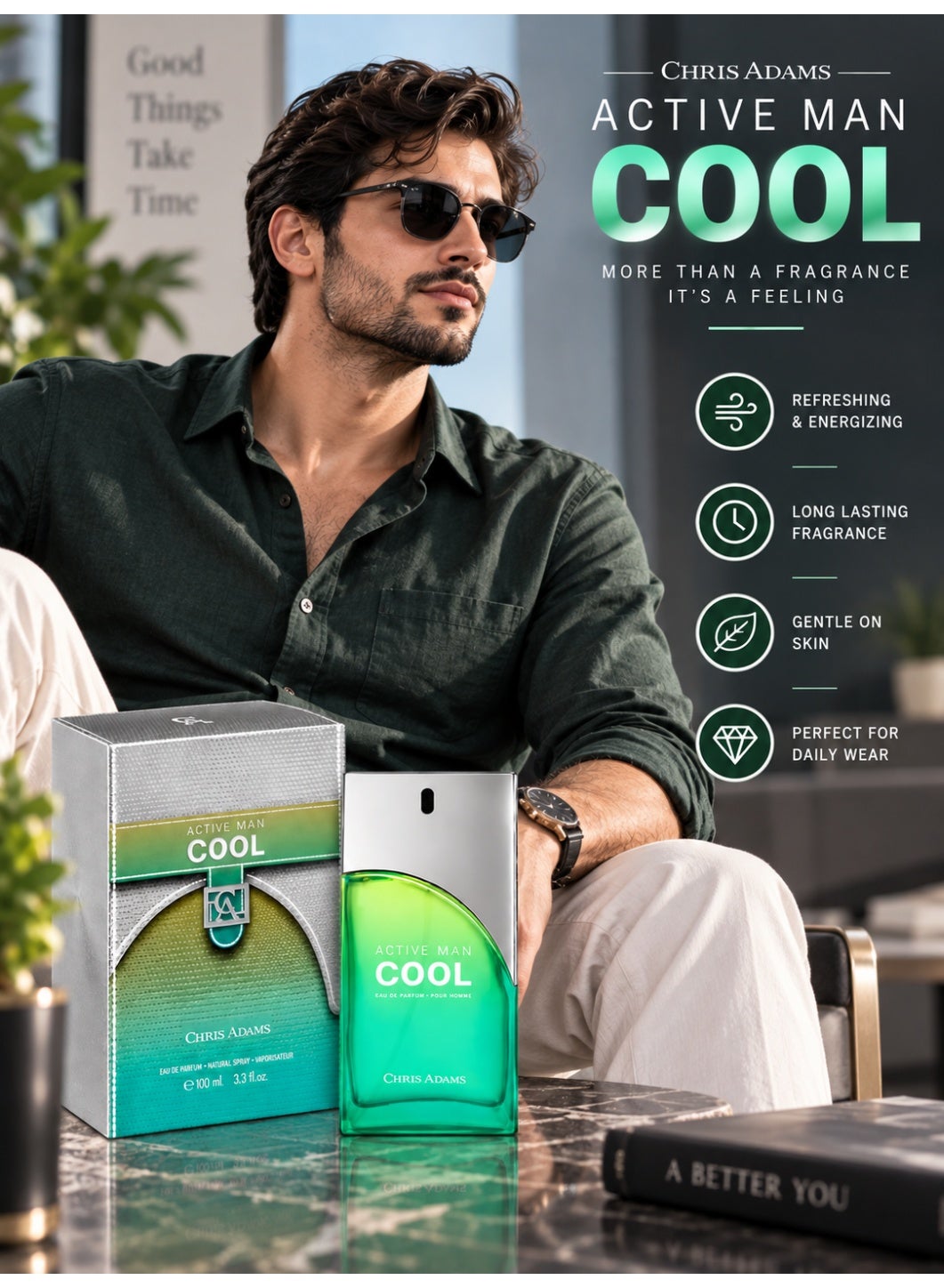 Chris Adams Active Man Cool perfume
