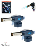 We Happy Pack of 2 Flame Torch, Multi Purpose Adjustable Flame Blow FireStarter For Cooking, Welding, BBQ & Baking, Auto Ignition Gas Lighter