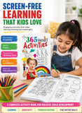 We Happy 365 Smart Activities Book for Kids – Educational Puzzles, Dot-to-Dot, Mazes & Brain Games Learning Challenges