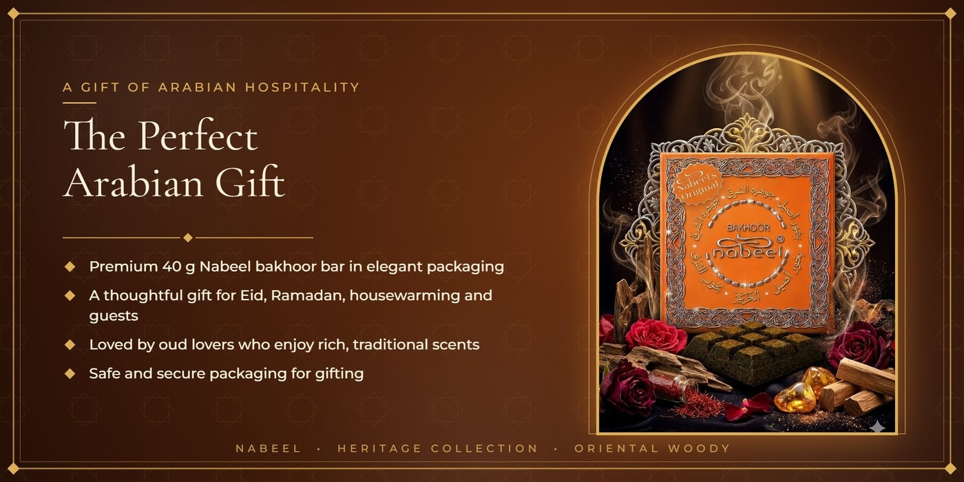 Nabeel Bakhoor 40g – luxury Arabic gift
