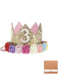 We Happy 3rd Birthday Crown Party Photo Shoot Prop