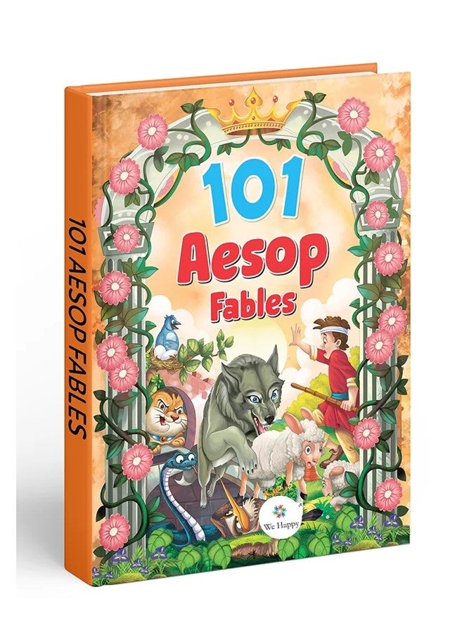 We Happy 101 Aesop's Fables Illustrated Story Book for Kids – Classic Moral Tales, Timeless Wisdom & Early Reading