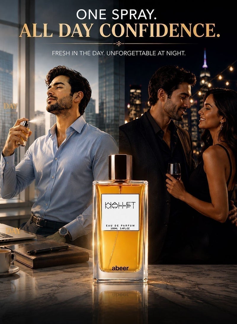 Abeer Wallet Eau De Parfum EDP 100ML - packaging