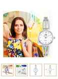 JW Women Stainless Steel Bracelet Quartz Wrist Watch