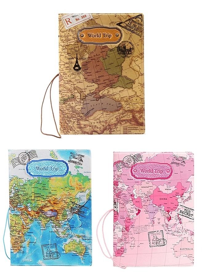 World Trip Passport Cover Pack of 3