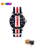 SKMEI Japanese Quartz British Style Wristwatch