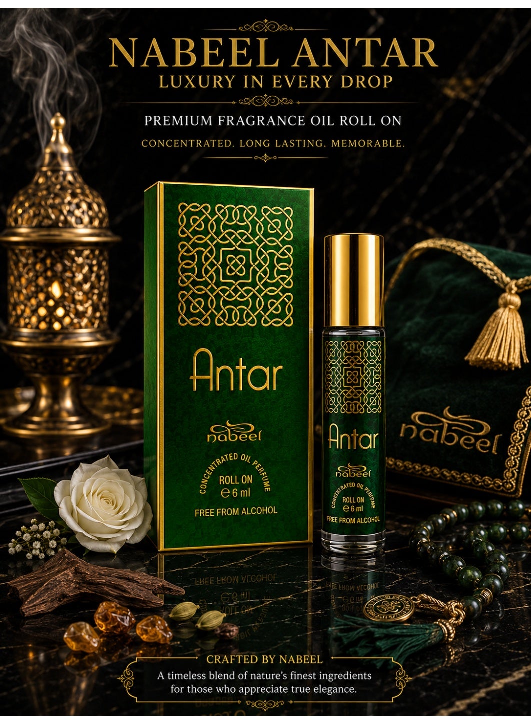 Nabeel Antar Alcohol-Free Roll-On Perfume Oil 6ml - 2 Pack - photo 8