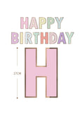We Happy Happy Birthday Colorful Macaron Party Decoration Banner