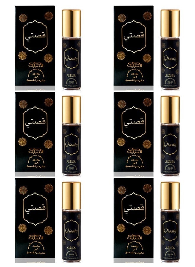 Nabeel Qisaty Alcohol-Free Roll-On Perfume Oil 6ml - 6 Pack - photo 2