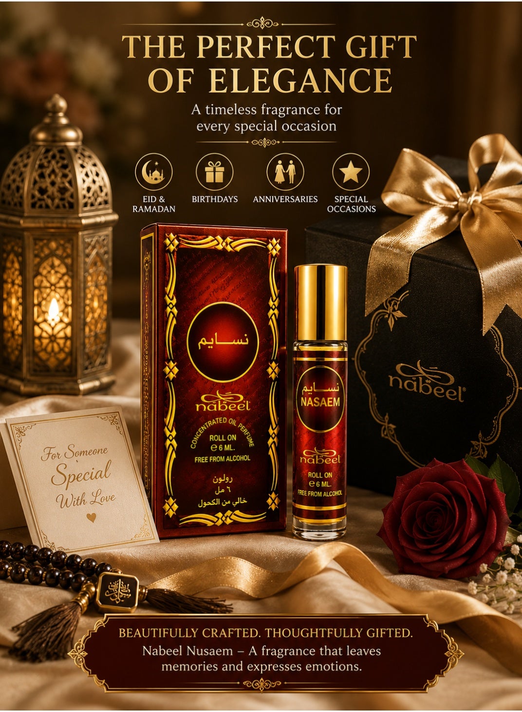 Nabeel Nasaem Alcohol-Free Roll-On Perfume Oil 6ml - 3 Pack - photo 6