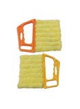 We Happy 2 PCs Microfiber Blind Cleaning Brush Air Conditioner Duster Cleaner Washable