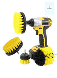 Pack Of 4 We Happy Drill Brush Cleaning Set – Bathroom, Kitchen & Car Scrubbers