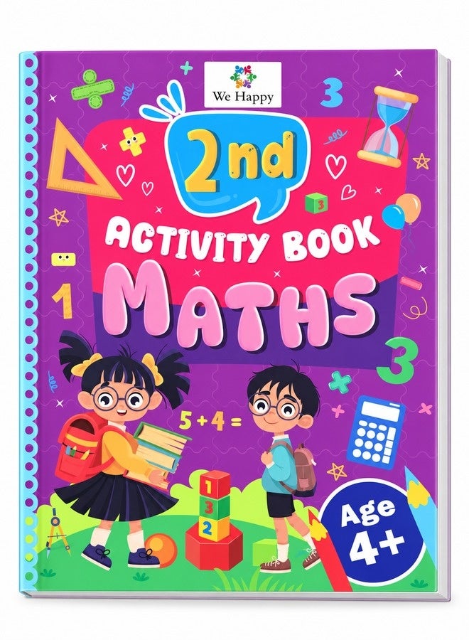We Happy 2nd Activity Book Maths for kids age 4+ cover