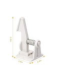 We Happy Child Safety Cabinet Locks Heavy Duty Spring-Loaded Baby Proof Latch for Cabinets Drawers Appliances Easy Install with Adhesive Durable Invisible Design Horse White