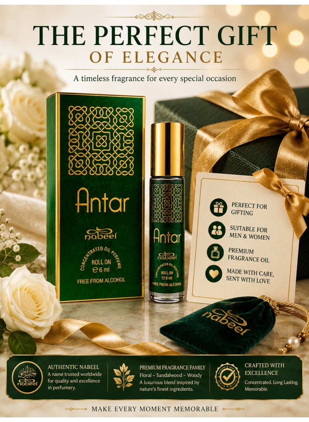 Nabeel Antar Alcohol-Free Roll-On Perfume Oil 6ml - 3 Pack - photo 9