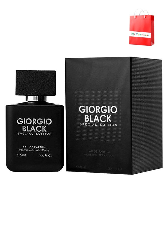 Nabeel Giorgio Black Special Edition Eau De Parfum For Men 100 ML Spray Perfume