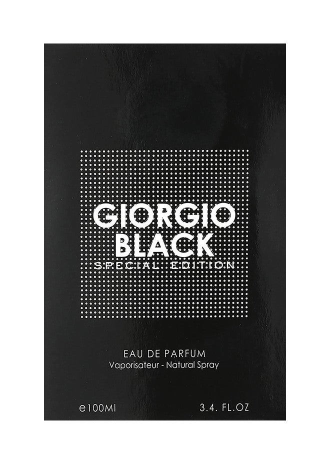 Nabeel Giorgio Black Special Edition Eau De Parfum For Men 100 ML Spray Perfume