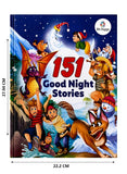 151 Good Night Stories for Kids – Illustrated Bedtime Story Book With 151 Moral, Fairy & Fantasy Tales With Hardcover, in English, For Ages 3-8 By We Happy