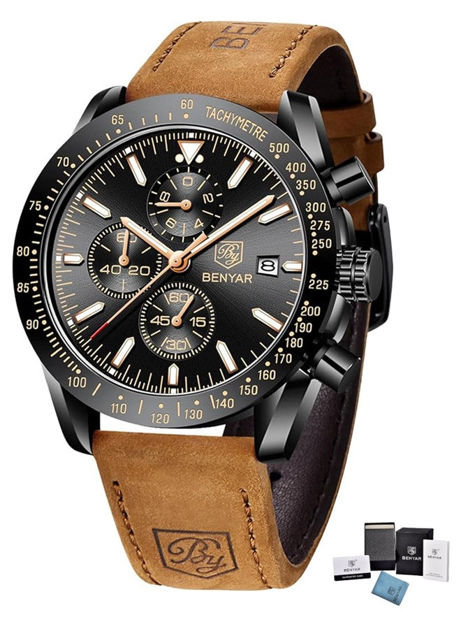 BENYAR Men's Chronograph Watch 5140 | Waterproof Quartz Analog