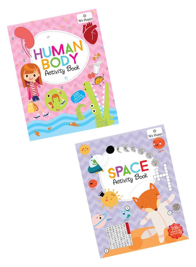 Space Activity+Human Body Activity Book