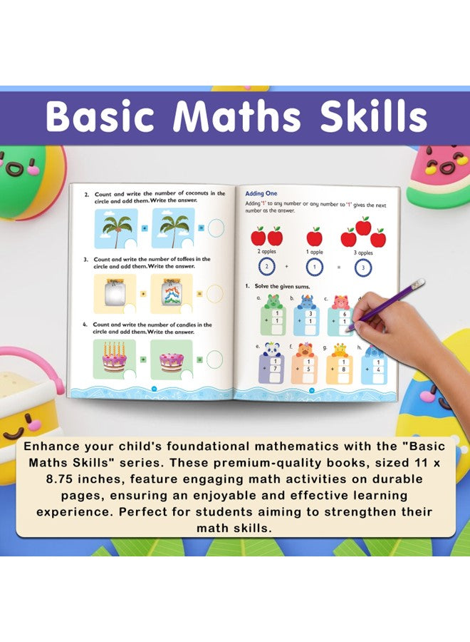 How To Learn Basic Math Adding We Happy Basic Math Addition Workbook for Kids | Fun Learning Activity ...