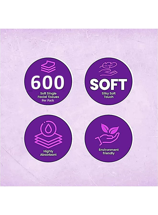 Ghena Soft Paper Tissues Skin Friendly White Paper Dispoasble Face Towel