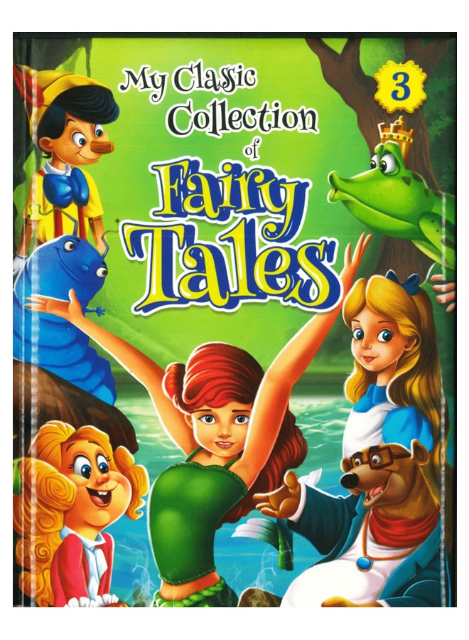 Back cover of Fairy Tales kids storybook showing story details