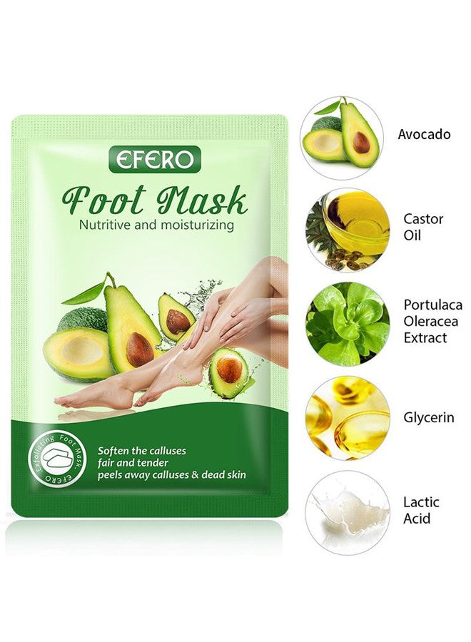 Efero Foot Peeling and Exfoliating Mask, Dead Skin Removing Sock for Feet