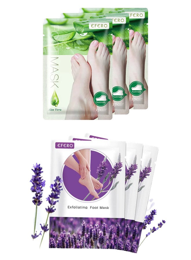 Efero Foot Peeling and Exfoliating Mask, Dead Skin Removing Sock for Feet