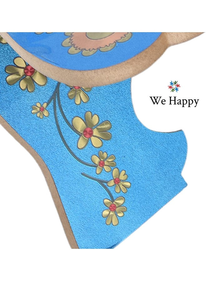 Muslim Al Quran Rehal Stand, Foldable Wooden Holder for Holy Books, Prayers Shelf for Eid, Ramadan, Religious Gift