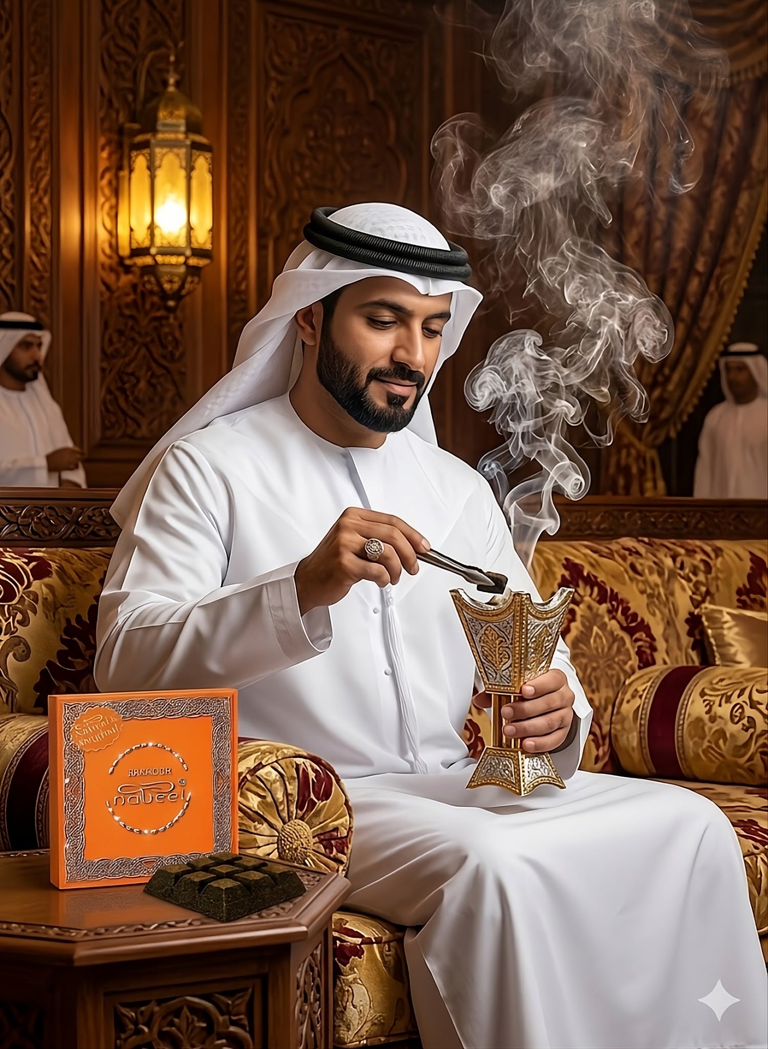 Traditional Arabian home fragrance experience with Nabeel Bakhoor