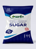 Organika Fine Granulated Pure Refined Cane Sugar 2KG Premium Quality Ultra-Fine Crystals for Everyday Sweetness and Professional Cooking