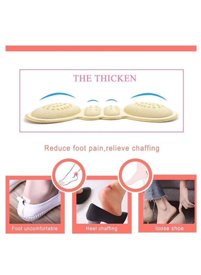 Women Insoles for Shoes High Heels Size Adjust Adhesive Heel Liner Protector Grips Pain Relief Butterfly Shape Foot Care Inserts