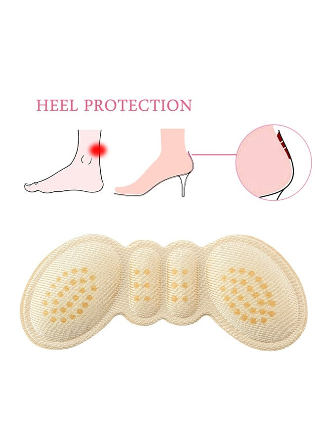 Women Insoles for Shoes High Heels Size Adjust Adhesive Heel Liner Protector Grips Pain Relief Butterfly Shape Foot Care Inserts