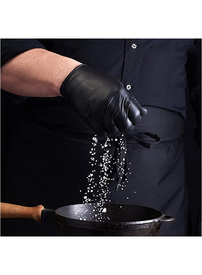 Gesalife Disposable Black Gloves Vinyl Powder Free